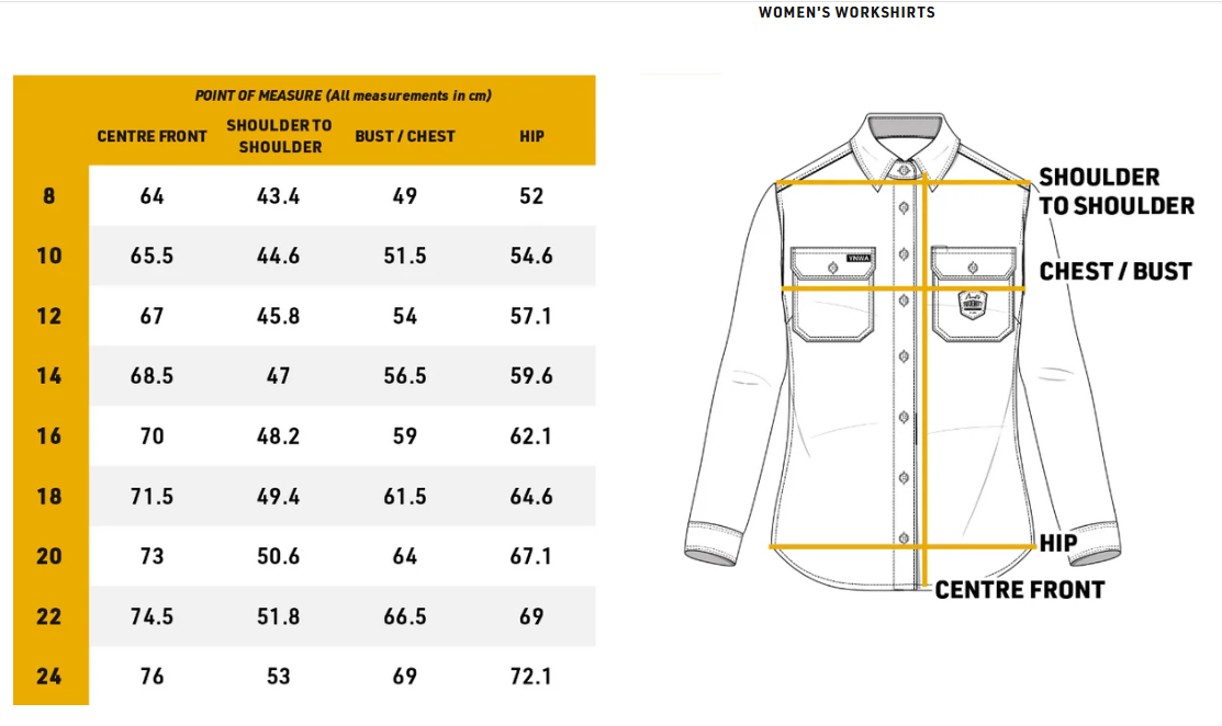 TradeMutt Women's Snazzy Full Button Long Sleeve Workshirt