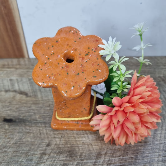 Bud Vase - Orange Daisy