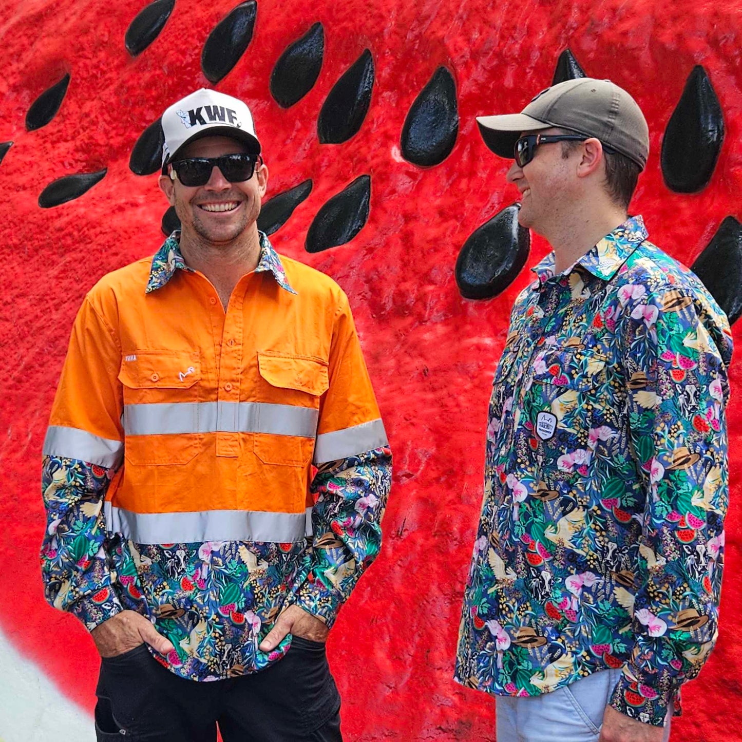 TradeMutt X Red Hill Creative - Limited Edition Work Shirt - MENS HI VIS