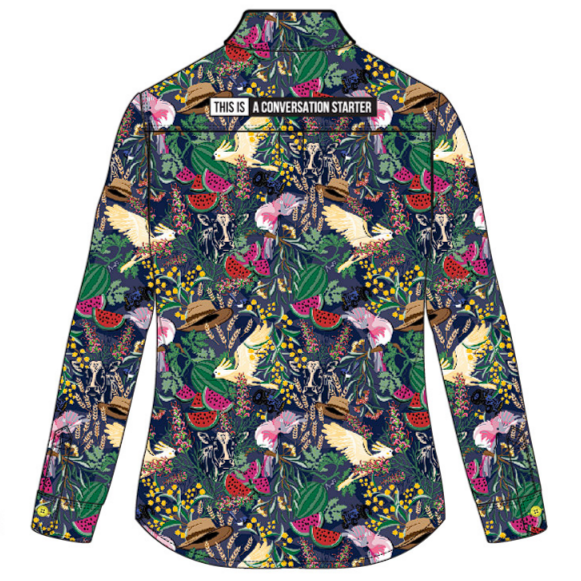 TradeMutt X Red Hill Creative - Limited Edition Work Shirt - WOMENS