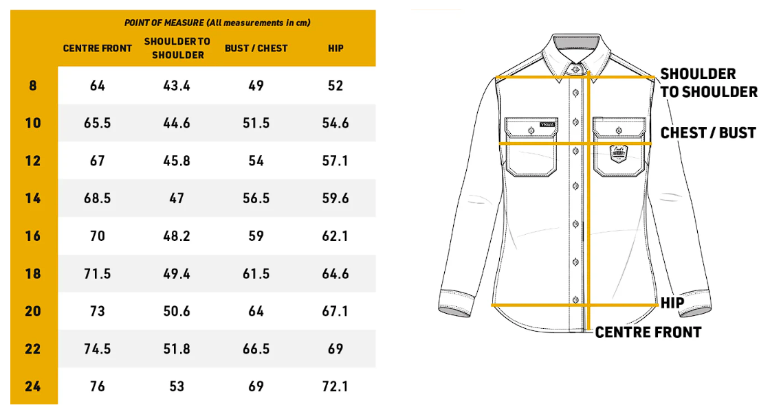TradeMutt X Red Hill Creative - Limited Edition Work Shirt - WOMENS HI VIS