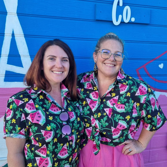 Melon Malarkey 2.0 LADIES Hawaiian Shirt (100% cotton)