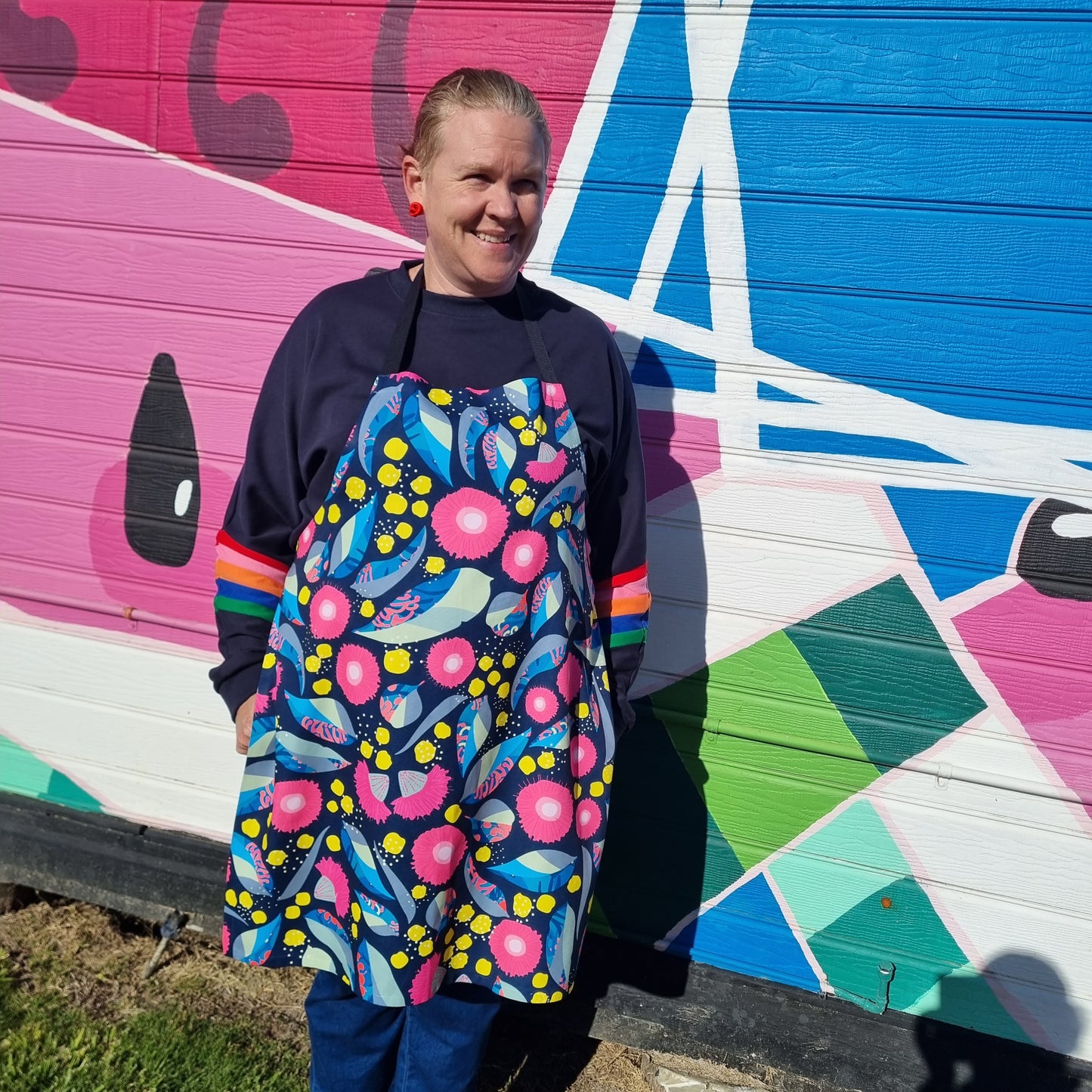 Wattle & Gum Blossom Apron